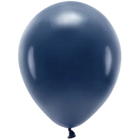 10 Balões Latex Azul Noite 30cm