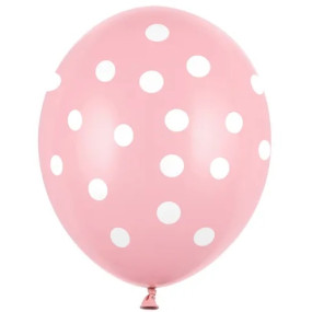 6 Balões Rosa BEBE PASTEL Bolas