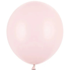 25 Balões Latex Rosa Pálido Pastel 43cm
