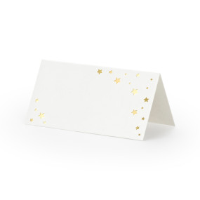 Cartões Marcadores Estrelas Ouro