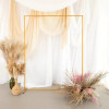 Aro arco em metal Dourado para balões