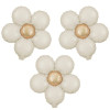 Balões Flor Creme - conj. 3
