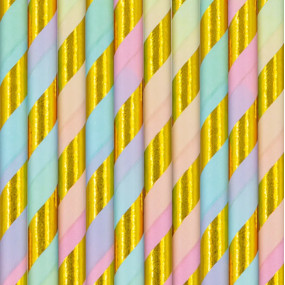 Palhinhas Pastel Ouro