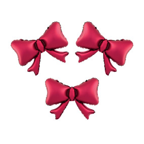 Balões laço Vermelho conj. 3