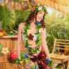 Conj. Colar, Tiara e Pulseiras Havainas