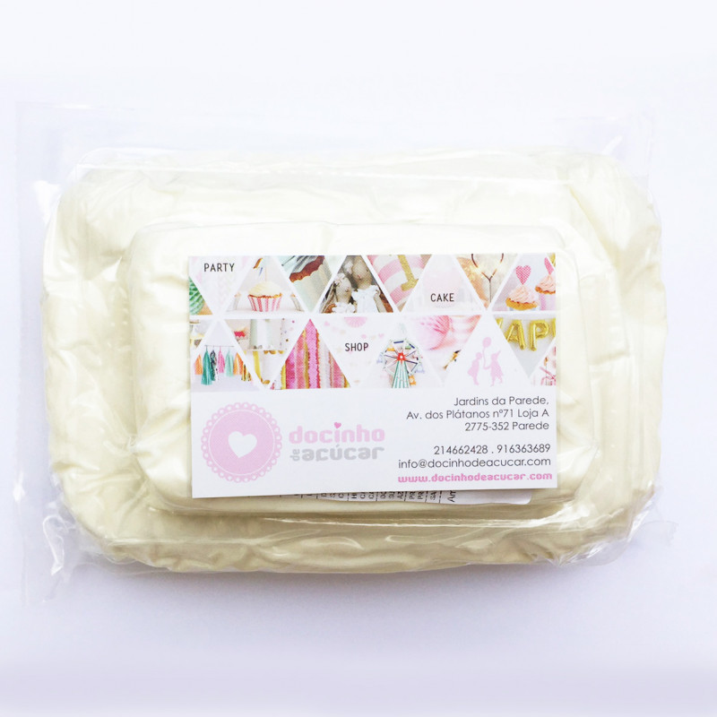 Pasta de Açúcar Branca 1kg – LittleCakeshop