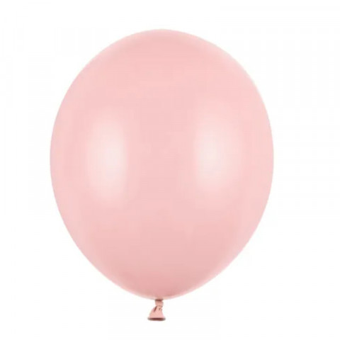 50 Balões Latex Rosa Pálido Pastel 23cm