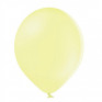 50 Balões Latex Amarelo Pastel 23cm