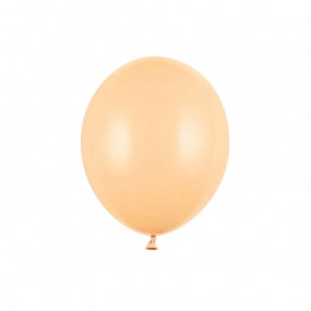 10 Balões Latex Pêssego Pastel Claro 12cm