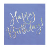 Guardanapos Azul Happy Birthday
