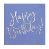 Guardanapos Azul Happy Birthday