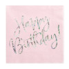 Guardanapos Rosa Happy Birthday