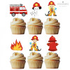 6 Toppers Bombeiro