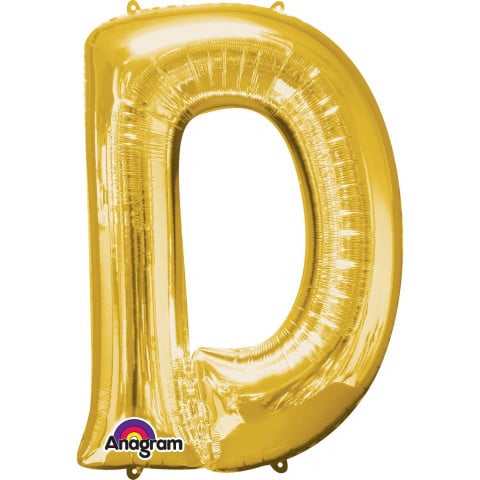 Balão D Dourado 86cm