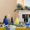 Velas 3 Tons Azul