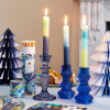 Velas 3 Tons Azul