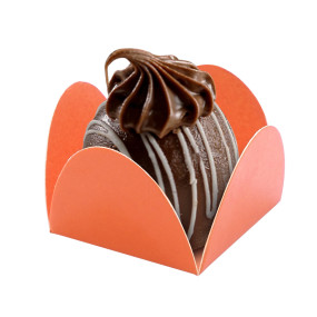Base para Brigadeiro Dupla Face Laranja - 50 unid.