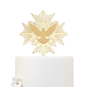 Topper Ouro Pomba Divina