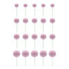 Toppers Bolas Rosa Claro - conj.20