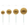 Toppers Bolas Glitter Ouro - conj.20