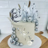 Toppers Bolas Prata - conj.20