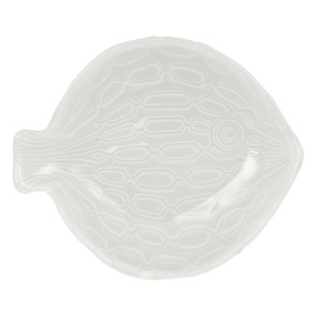 Prato Peixe Vidro 20cm