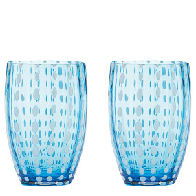 Copos Perle tumbler AQUAMARINE Conj. 2