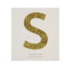 Letra Autocolante Glitter - S