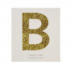Letra Autocolante Glitter - B