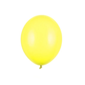 10 Balões Latex Amarelos 12cm