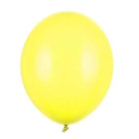 100 Balões Latex Amarelos 23cm