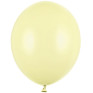 50 Balões Latex Amarelo Claro Pastel 30CM