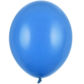 50 Balões Latex Azul Centáurea 30cm