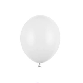 10 Balões Latex Brancos 12CM