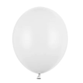10 Balões Latex Brancos 23CM