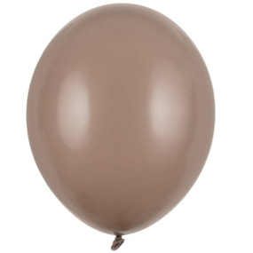 50 Balões Latex Cappuccino 30cm