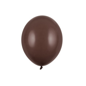 100 Balões Latex Castanho Chocolate 12cm