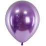 10 Balões Metálico Glossy Roxo