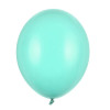 50 Balões Pastel Menta Claro 23cm