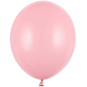 100 Balões Latex Rosa Bebe Pastel 30cm