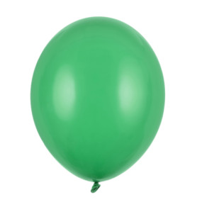 100 Balões Latex Verde Esmeralda 23CM