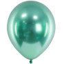 10 Balões Metálico Glossy Verde