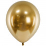 50 Balões METÁLICO Glossy Ouro 30cm