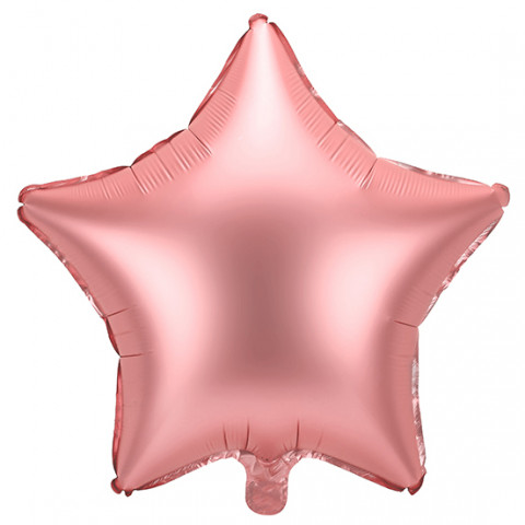Balão Estrela Rosegold 48cm