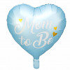 Balão Mom To Be AZUL 35cm
