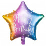 Balão Happy Birthday Colorido 40cm