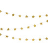 Grinalda Estrelas Douradas