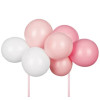 Topo Bolo Balões Rosa