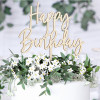 Topo Bolo Happy Birthday Madeira