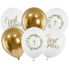 6 Balões Celebração Religiosa